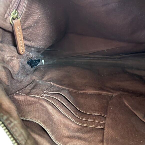 Fossil Elise Brown Pebble Leather Womens Crossbody Shoulder Bag Purse Handbag - Picture 14 of 16